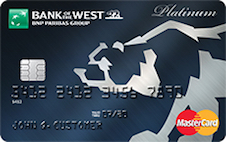 Bank of the West Platinum Rewards MasterCard Credit Card