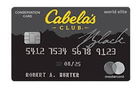 Cabela’s Club Visa Black Card